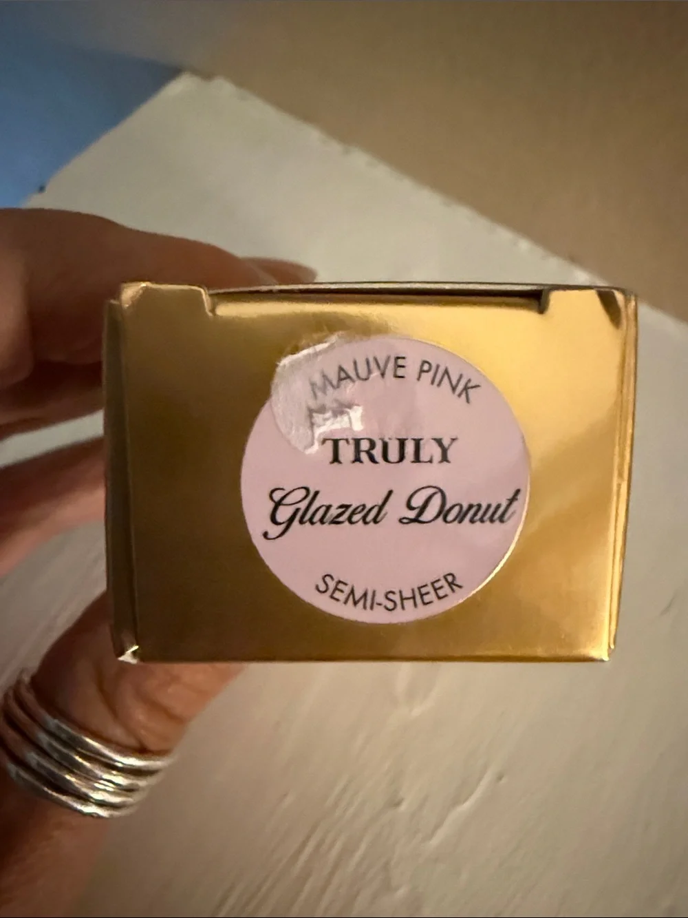 TRULY Glazed Donut Hydrating Lip Gloss~Sheer Mauve New!